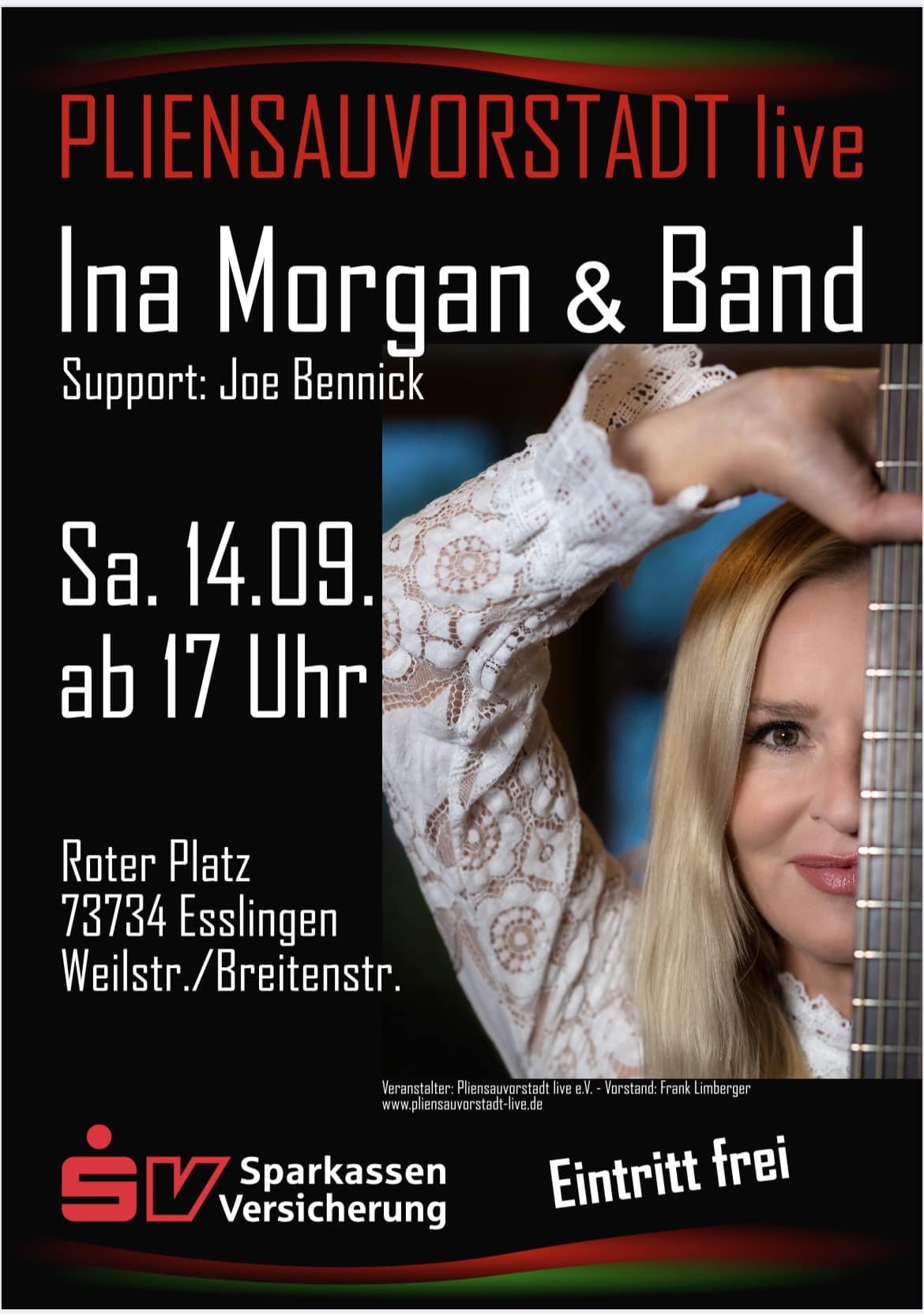 14.09.2024 - Ina Morgan & Band live - Pliensauvorstadt Esslingen