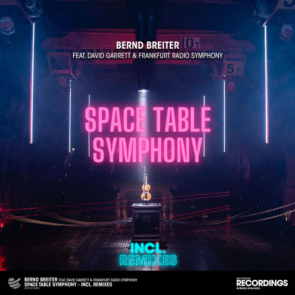 Bernd Breiter Feat. David Garrett, Frankfurt Radio Symphony – Space Table Symphony - incl. Remixes Album Cover JD Wood Jörg Dewald